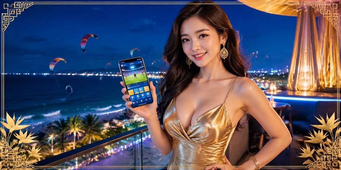Người dùng tại Mũi Né theo dõi kèo thể thao và tỷ lệ trận đấu trên điện thoại bên bờ biển