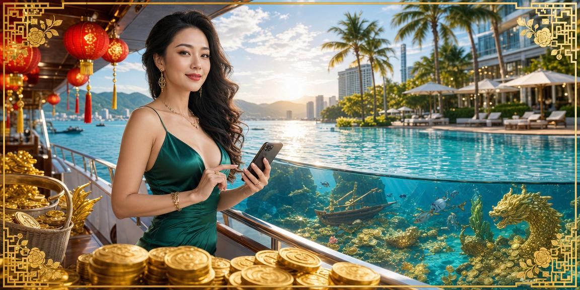 Giao diện ứng dụng casino 7540 tại lễ hội Nha Trang